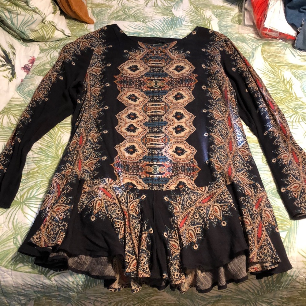 Free people tunic open back